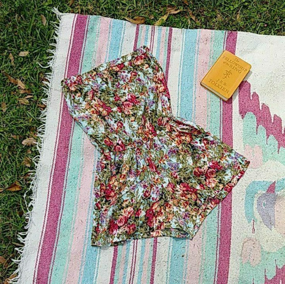 Angie Floral Romper